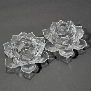 Shannon Crystals  Votive Rose Candle  Holder